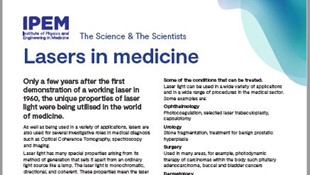 Lasers in medicine poster